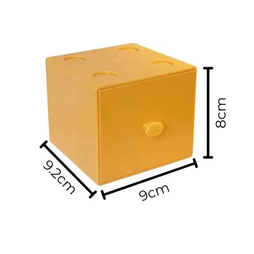 Combinable square desktop storage box