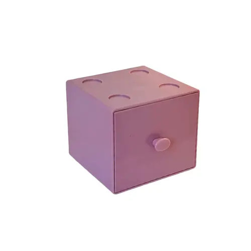 Combinable square desktop storage box