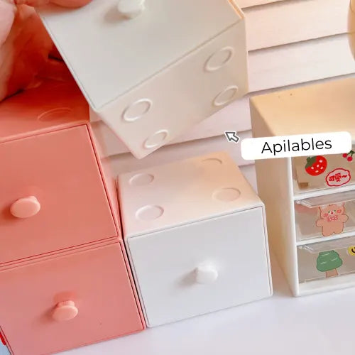 Combinable square desktop storage box